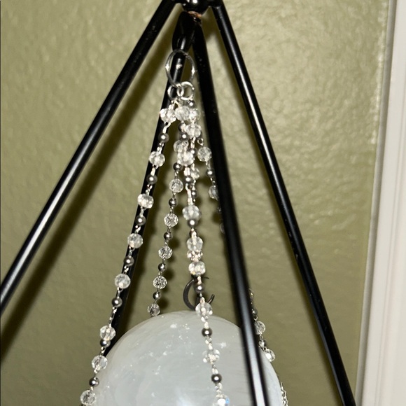 Glass Chips Black Geometric Sphere Holder & Sphere sold separately 🌹🌹 - Picture 3 of 5